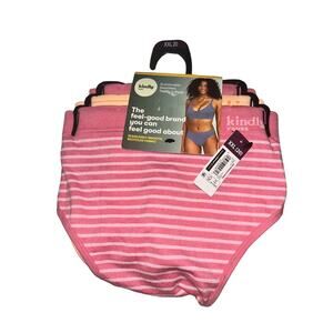 3-Pack | Kindly Yours Womens 2xl (20) Sustainable Seamless Thong Panties